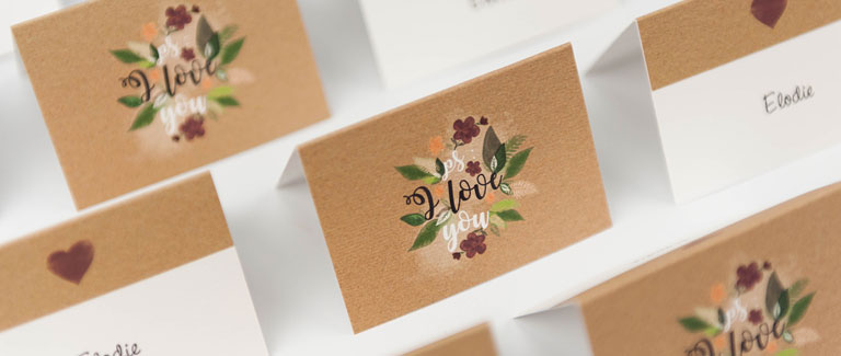 Menu en tafelkaartjes