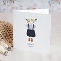 Geboortekaartjes Zomer outfit matroos