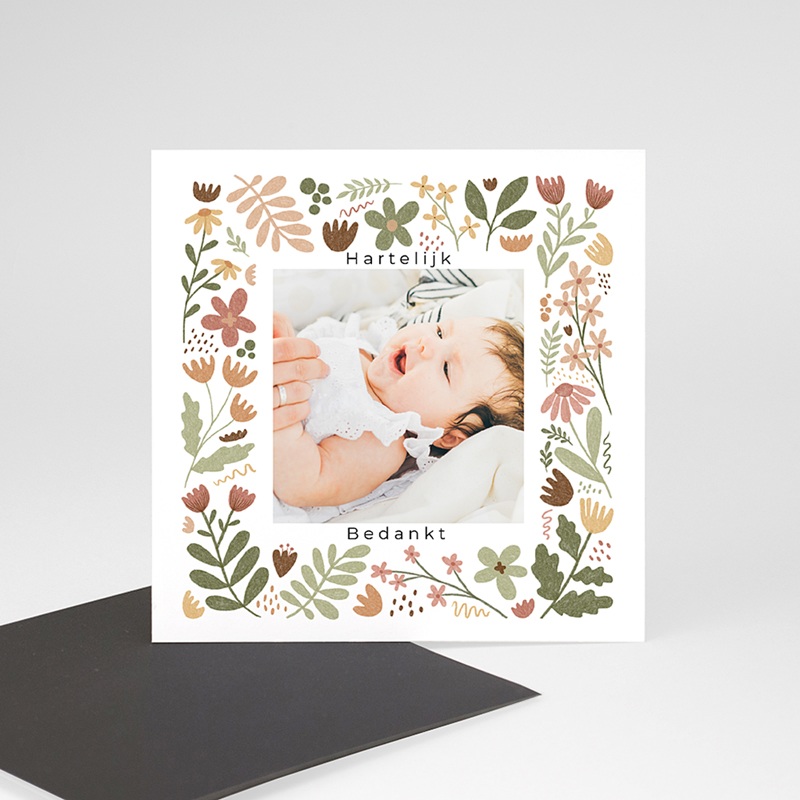 Bedankkaartjes Doop Liberty Frame, foto Eerste proefdruk gratis