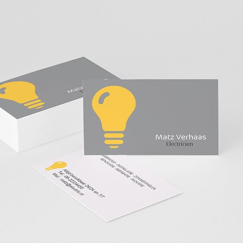 visitekaartjes elektricien zokaartjes com