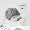 Geboortekaartjes kleine gentlemen