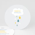 Doopkaartjes Jongen Blauw gezegend