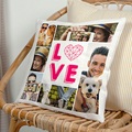 Gepersonaliseerde Fotokussen Liefdeskussen