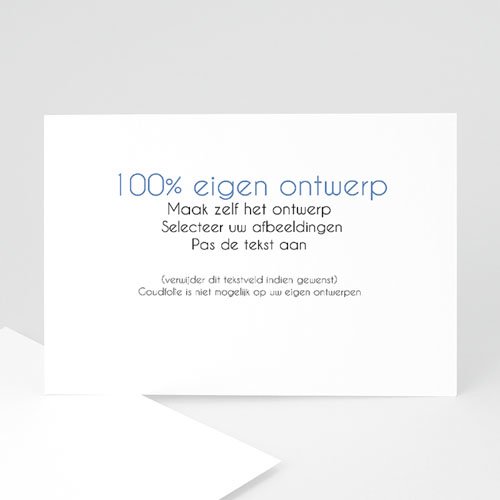 Geboortekaartje meisje - 100% eigen ontwerp 47389