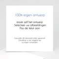 100% eigen ontwerp Geboortekaartjes 14.5 cm x 15 cm