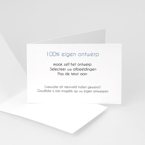100% eigen ontwerp Geboortekaartjes - 10 cm x 15 cm 47495