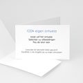 100% eigen ontwerp Geboortekaartjes 10 cm x 15 cm