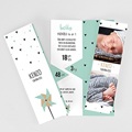 Geboortekaartjes Jongen Origami Boy