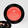 Rondje Trouwkaarten Vintage Lp