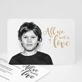 Uitnodigingen Communie Jongen Jesus loves me