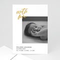 Geboortekaartjes met Foto With Love Only