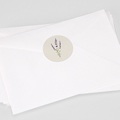 Sticker Bruiloft Lavendel