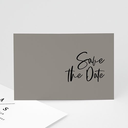 save the date kaartjes - brush effect | zokaartjes