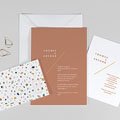 Creatieve Trouwkaarten Terrazzo Goud