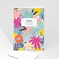 Geboortekaartjes Meisje Jungle Pink