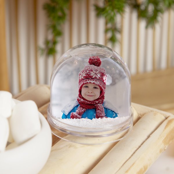 Gepersonaliseerde Sneeuwbol Met Foto